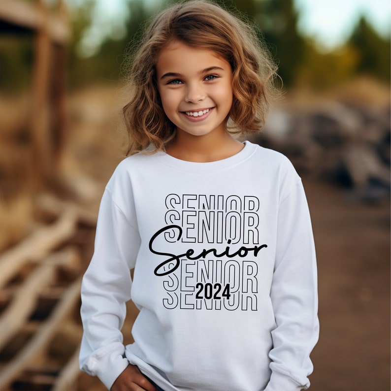 Senior 2024 Sweatshirt, Class of 2024 Sweatshirt, Graduation 2024 Gift