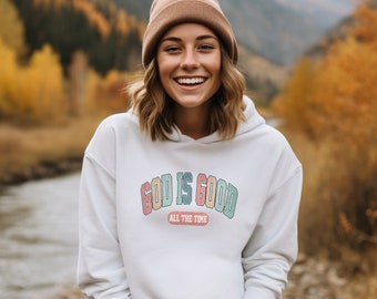God is Good Hoodie: Christian Bible Verse Religious Gift