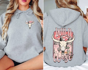 Wild West Hoodie: Country Concert Cowgirl Western Vibes