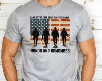 Patriotic American Flag T-Shirt: Memorial Day, 4th of July