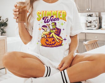 Summerween Horror Shirt: Bride of Frankenstein Halloween Tee