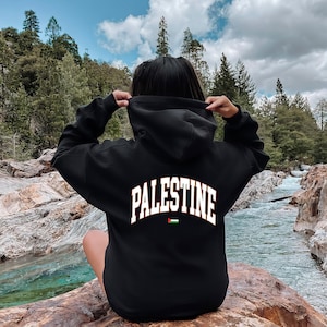 Palestine Hoodie: Cotton-Blend Protest & Activism