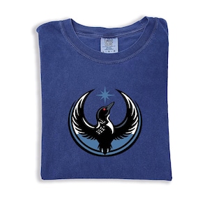 Comfort Colors Minnesota Rebel Alliance Shirt,Minnesota Loon T-Shirt, Minnesota Political Protest Tee, Dark Blue Loon Graphic Shirt