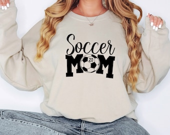 Personalized Soccer Mom Sweatshirt: Game Day Sports Mom Gift