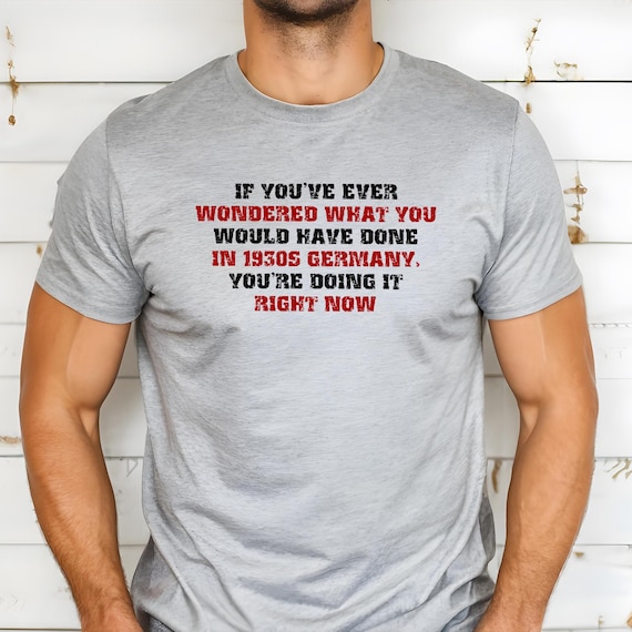 Anti-Trump T-Shirt: Democracy Liberal Shirt
