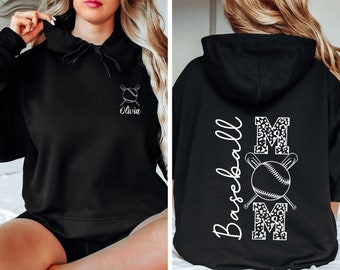 Custom Baseball Mom Hoodie: Personalized Game Day Apparel
