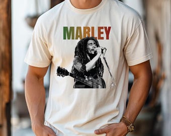 Bob Marley Comfort Colors T-Shirt: One Love Reggae Music Shirt