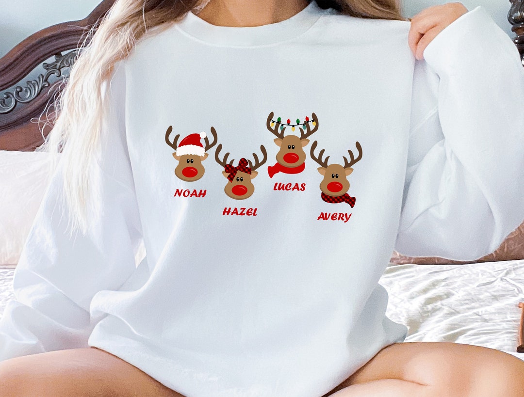 Boys Grey Sweater With Self-Design Reindeer Face Pattern main image 0