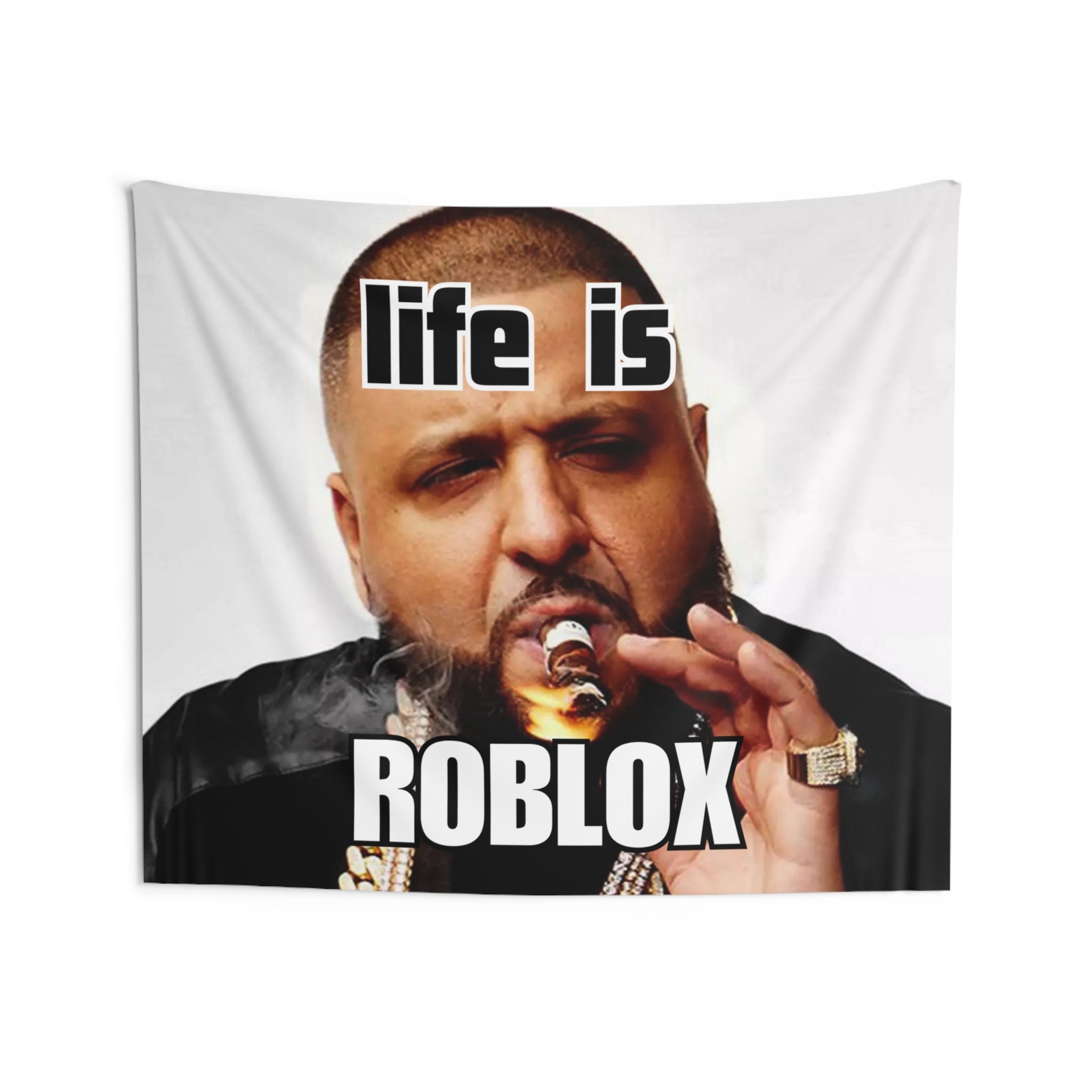 A vida é Roblox-Unisex DJ Khaled T-shirt, camisa engraçada - AliExpress