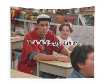 Today Junior Wall Flag For College Funny Flag Dorm Flag Adam Sandler Billy Madison