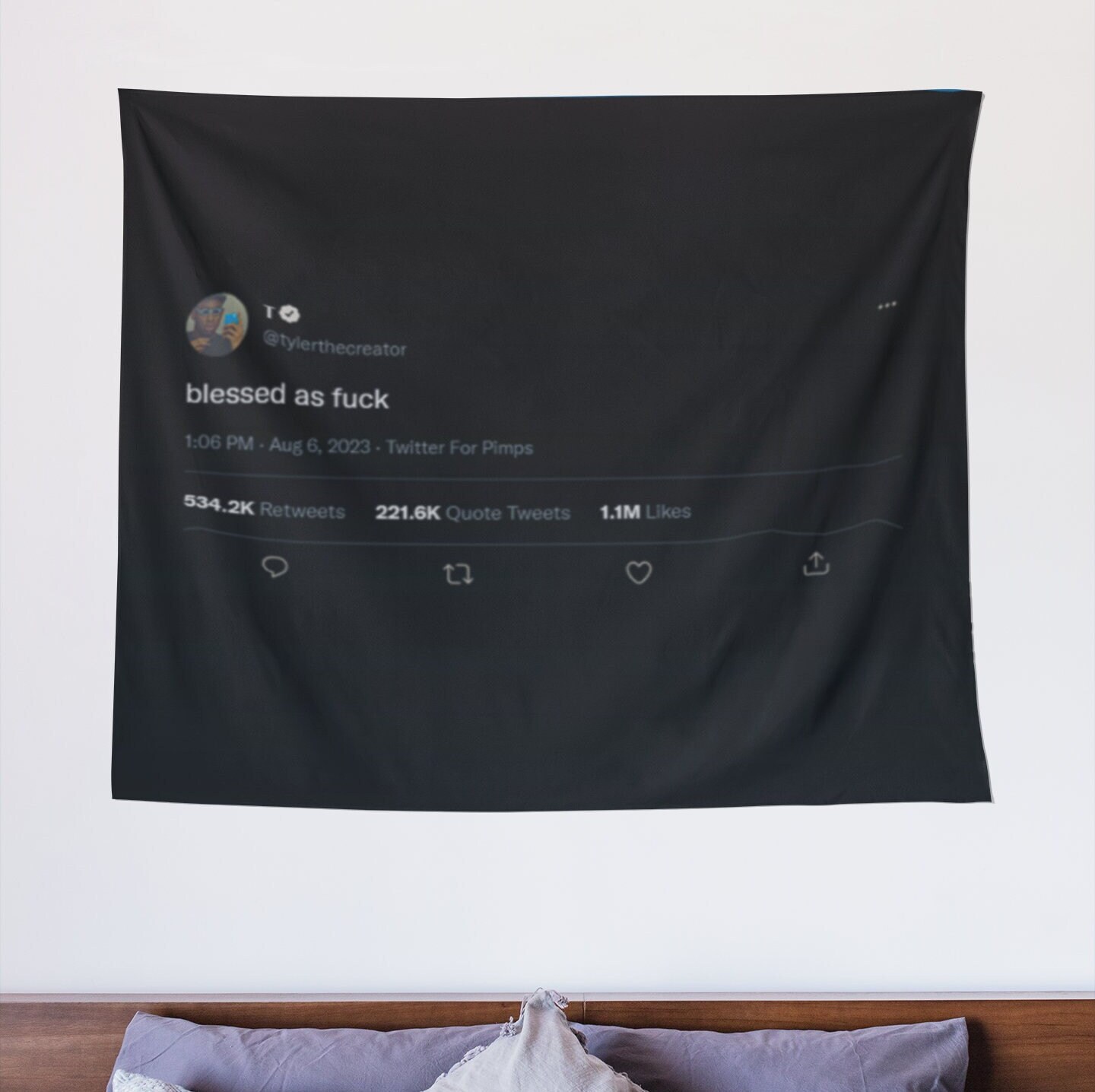 Tyler the Creator Quote Wall Flag for College Funny Flag Dorm Flag Tweet Flag Etsy