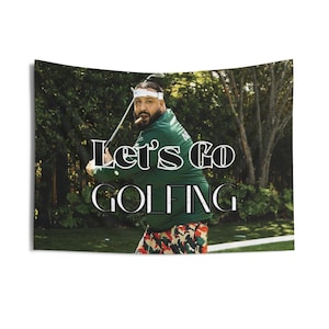 DJ Khaled Wall Flag For College Funny Flag Dorm Flag Let&#39;s Go Golfing