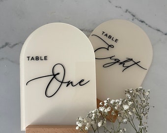 Acrylic Table Numbers, Arch Table Numbers, Wedding Table Numbers, Modern Table Numbers, Table Numbers, Elegant Table Numbers