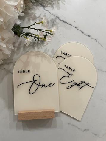 DIGITAL DOWNLOAD, Arch Table Numbers, Wedding Table Numbers, Modern Table Numbers, Table Numbers, Elegant Table Numbers, Template only