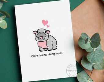 Sleazy Greetings Valentinskarte – 'Annoy You Forever' Witzige Liebeskarte Mit Blanko-Innenseite