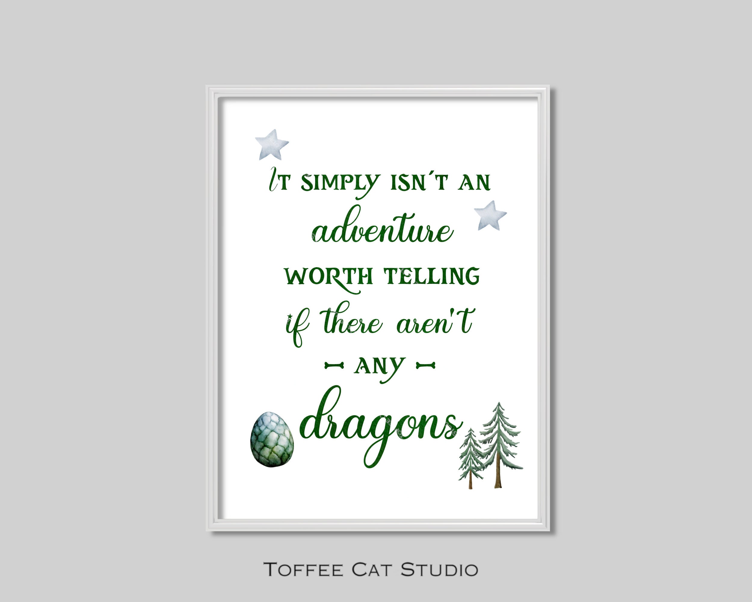 Dragon Quotes for Nursery - Etsy, image size:2500x2000