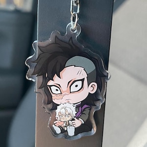 Demon Slayer-Inspired Chibi Keychain – Original Fan Art Design