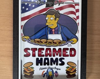 Impression encadrée Jambons vapeur des Simpsons