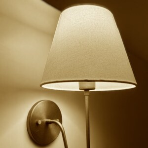 Handmade Brass Wall Sconce: Modern Bedroom Lighting Fixture