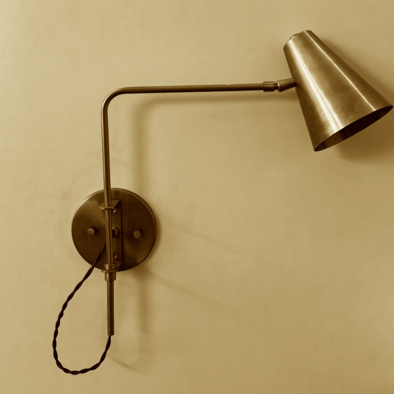 Minimal Wall Light Sconce - Etsy - Small Minimalist Wall Sconce Light