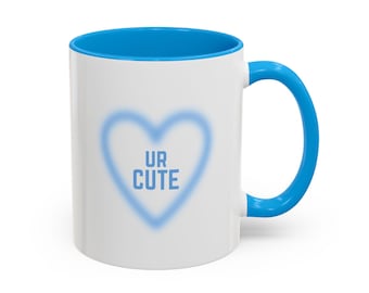 Niedliche Herz-Tasse - Bunte Kaffeetasse für Geschenke, Valentinstag, lustige Büro-Tassen, personalisierte Trinkgefäße, niedliche Geschenke