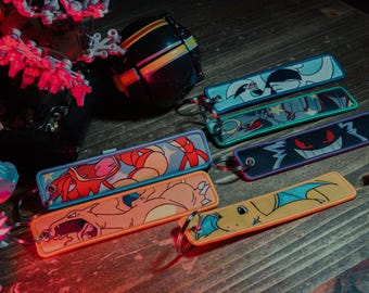 Anime Jet Tag Keychain // High-Quality Embroidered Key Tag for Fans – Pokémon-Inspired Design, Stylish Accessory NEW DESIGN for 2025