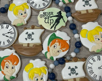 Peter Pan Sugar Cookies - Set of 12 Magical Delights