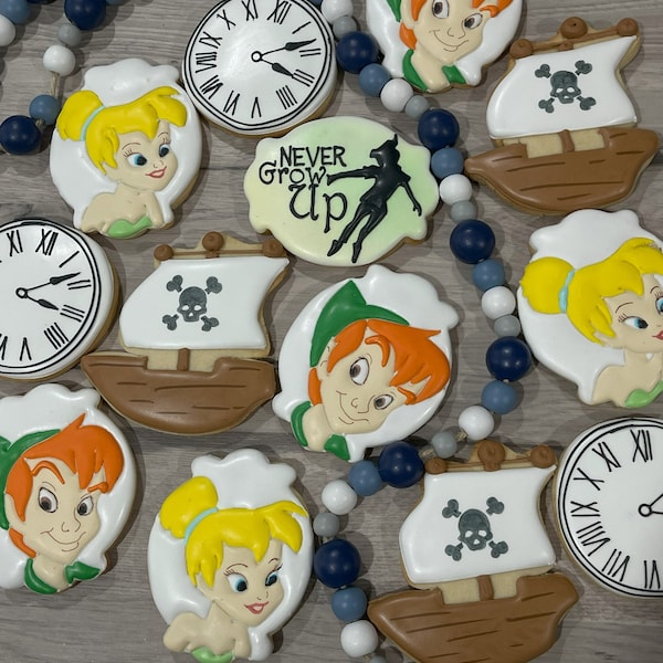 Peter Pan Sugar Cookies - Set of 12 Magical Delights