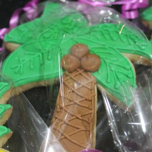 Luau Paradise Sugar Cookies - Set of 12 Tropical Delights