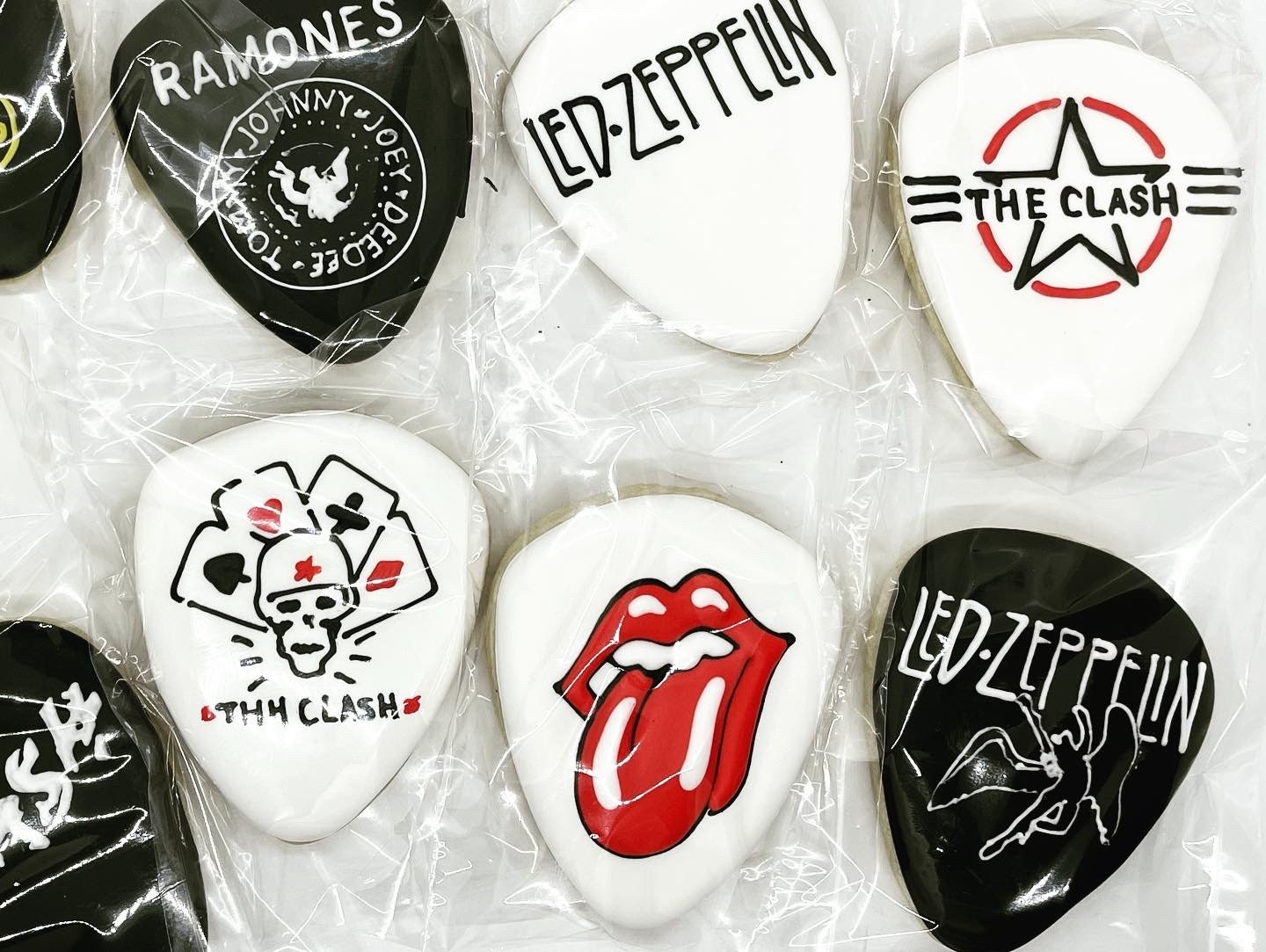Guitar Pick Band Decorated Sugar Cookies - Set of 12 - Etsy