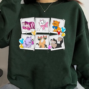 Cute Disney Cats T-Shirt, Cat Lovers Shirt, Magic Kingdom Disneyland Family Vacation Shirt, Birthday Gift Adult Kid Toddler Tee