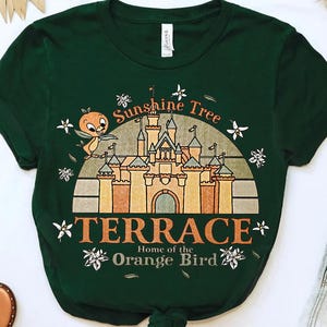 Vintage Disney Orange Bird Comfort Colors T-Shirt, WDW Disney Castle Tee, Epcot International Flower & Garden Festival 2025 Shirt