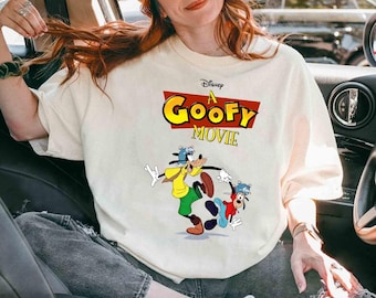 Disney A Goofy Movie comfort kleuren shirt, shirt Goofy Max Goof vader zoon, Magic Kingdom Disneyland vakantie shirt, verjaardagscadeau T-shirt