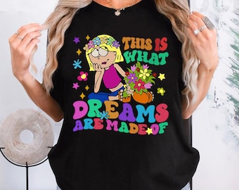 Disney Lizzie McGuire ist, was Träume aus Komfortfarben T-Shirt, Lizzie McGuire Grafik-T-Shirt, Magic Kingdom Disneyland Reise-T-Shirt, bestehen