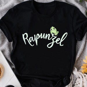 Disney Tangled Pascal Rapunzel&#39;s Pet Chameleon Shirt, Magic Kingdom Disneyland Family Vacation Shirt, Birthday Gift Adult Kid Toddler Tee