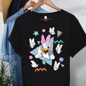 Vintage Disney Daisy Duck Comfort Colors Shirt, Mickey & Friends Magic Kingdom Disneyland Family Vacation Shirt, Birthday Gift Tee