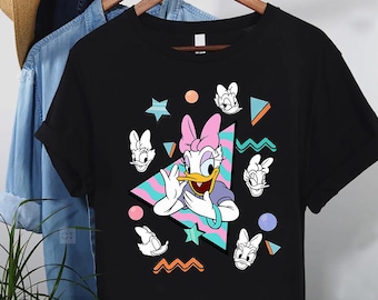 Vintage Disney Daisy Duck Comfort Colors Shirt, Mickey & Friends Magic Kingdom Disneyland Family Vacation Shirt, Birthday Gift Tee