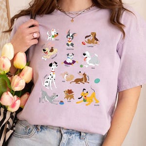 Disney Movies Cute Dogs Comfort Colors T-shirt, Life Is Better With Dogs, Dog Lover Shirt, Magic Kingdom Disneyland Family Vacation Shirt