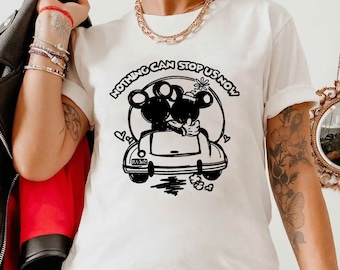 Retro Disney Mickey and Minnie's Runaway Railway Nothing Can Stop Us Now Shirt, Magic Kingdom Disneyland Vacation Shirt, Birthday Gift Tee