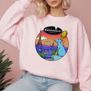 Comfort Colors Disney Ratatouille Over Look Paris T-Shirt, Ratatouille Chef Shirt, Anyone Can Cook Shirt, Ratatouille Remy Little Chef Shirt