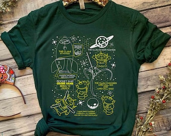Disney Pixar Toy Story Aliens And The Claw Shirt, Magic Kingdom WDW Disneyland Family Vacation Shirt, Birthday Gift Adult Kid Toddler Tee