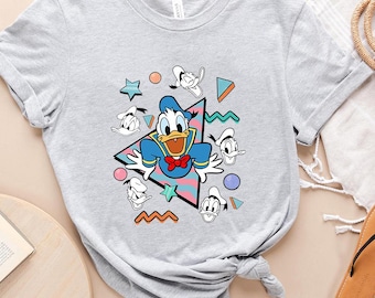 Vintage Disney Donald Duck Comfort Colors T-Shirt, Donald Emotions Tee, Mickey And Friends Shirt, Magic Kingdom Disneyland Matching Shirt