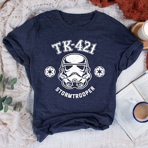 Star Wars Stormtrooper TK-421 Head Shot Graphic Shirt, Magic Kingdom Disneyland Family Vacation Shirt, Birthday Gift Adult Kid Toddler Tee