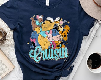 Maglietta per gruppi di crociera Disney Cruise Winnie The Pooh, maglietta per vacanze in famiglia Disney Cruise, maglietta per gruppi di crociera Disney Cruise
