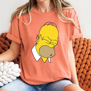 The Simpsons Homer Simpson Doh Big Face Comfort Colors T-Shirt, Disneyland Family Matching Shirt, The Simpsons Shirt, The Simpson Family