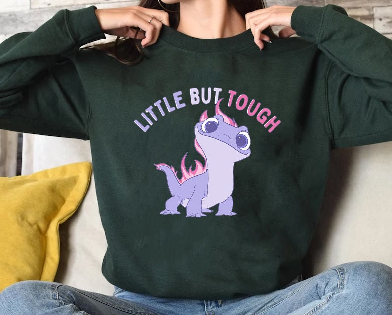Disney Frozen Dragon Bruni Little But Tough T-shirt, Magic Kingdom Trip, Disneyland Family Vacation Tee image 1