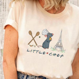 Disney Pixar Ratatouille Remy Little Chef Comfort Colors Shirt, Remy In Paris, Anyone Can Cook Tee, Magic Kingdom Disneyland Matching Shirt