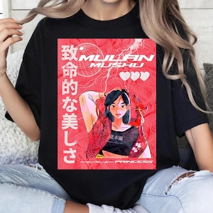 Disney Princess Warrior Mulan Mushu Dragon Comfort Colors T-Shirt, Disney Mulan Movie Tee, Magic Kingdom Disneyland Trip Tee, Birthday Gift