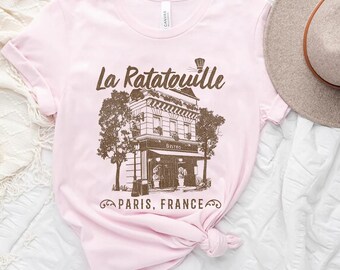 Retro La Ratatouille Paris France Comfort Colors T-Shirt, Remy Little Chef Tee, Gusteau Anyone Can Cook Shirt, Magic Kingdom Disneyland Tee