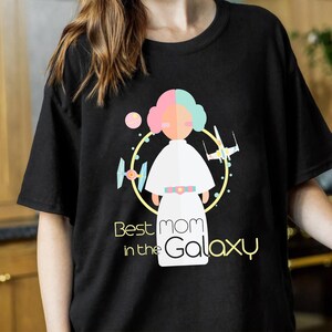 Star Wars Princess Leia Best Mom In The Galaxy Comfort Colors T-Shirt, Mother&#39;s Day Gift Tee, Gift For Mom, Star Wars Fans Gift Shirt